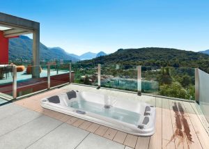 jacuzzi 3 personnes en exterieur