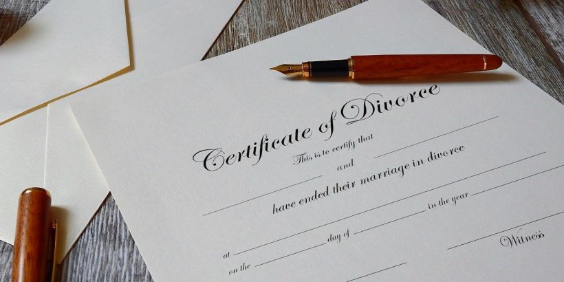 certificat de divorce